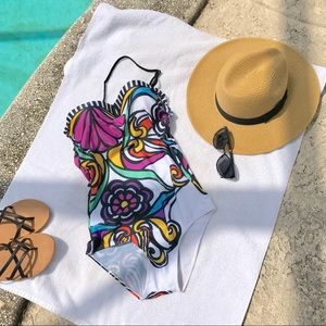 Zxzy Floral Monokini